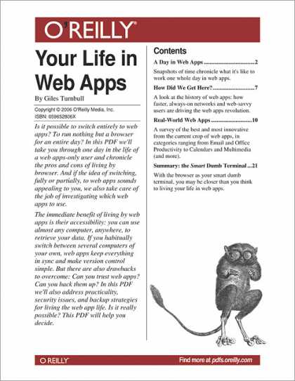 O'Reilly Books - Your Life in Web Apps