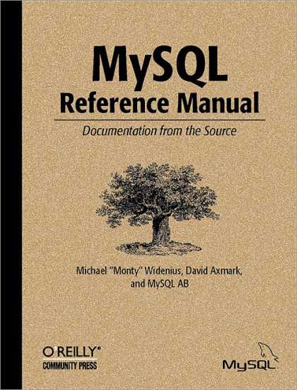 O'Reilly Books - MySQL Reference Manual