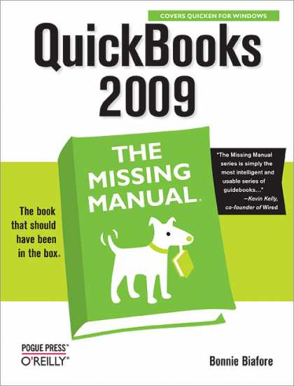O'Reilly Books - QuickBooks 2009: The Missing Manual