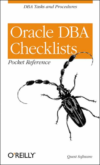 O'Reilly Books - Oracle DBA Checklists Pocket Reference