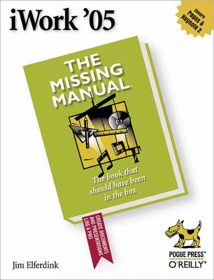 O'Reilly Books - iWork '05: The Missing Manual