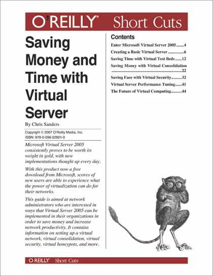 O'Reilly Books - Saving Money and Time with Virtual Server