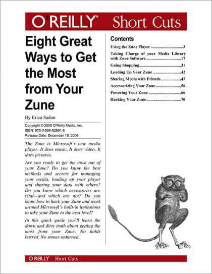 O'Reilly Books - Eight Great Ways to Get the Most from Your Zune