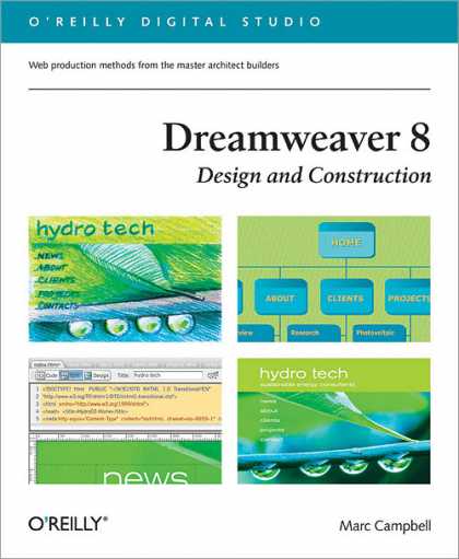 O'Reilly Books - Dreamweaver 8 Design and Construction