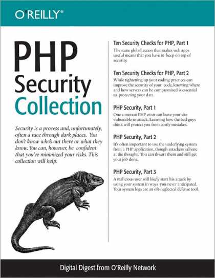 O'Reilly Books - PHP Security Collection