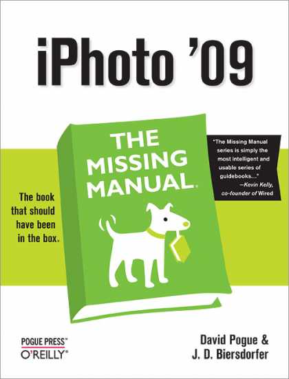 O'Reilly Books - iPhoto '09: The Missing Manual
