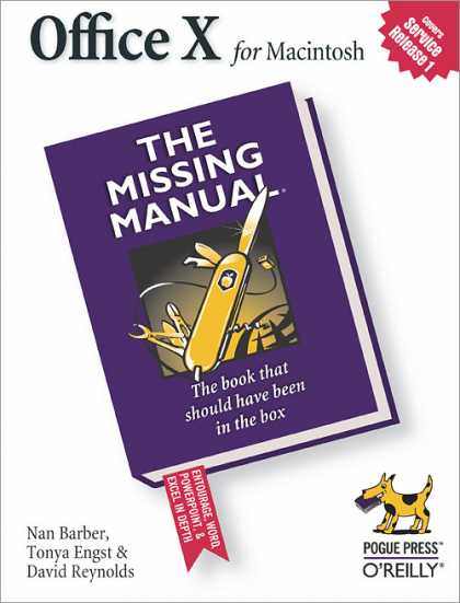 O'Reilly Books - Office X for Macintosh: The Missing Manual