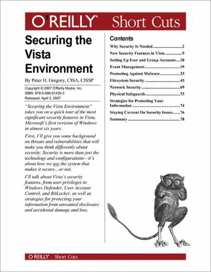 O'Reilly Books - Securing the Vista Environment