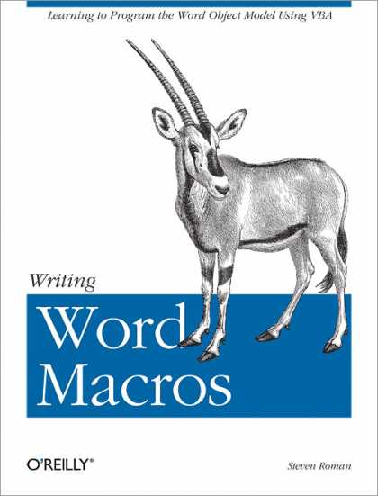 O'Reilly Books - Writing Word Macros, Second Edition