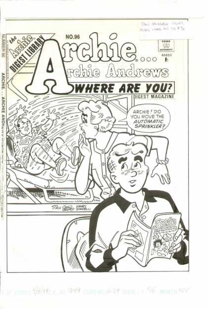 Original Cover Art - Archie Where are You?