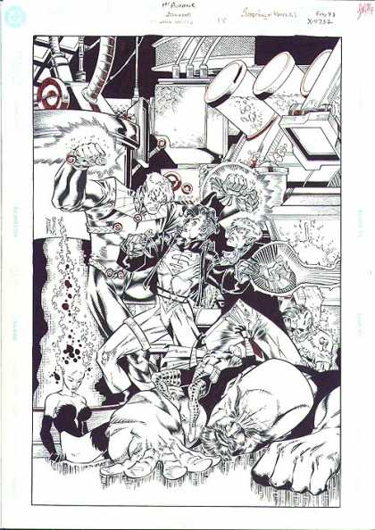 Original Cover Art - Superboy And The Ravers