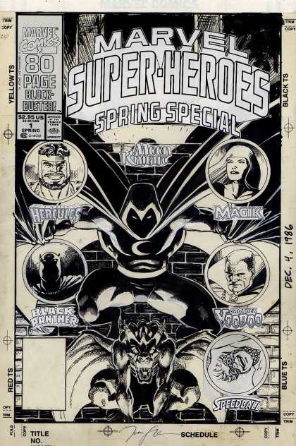 Original Cover Art - Marvel Super-Heroes #1 Cover (1990)