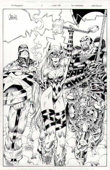 Original Cover Art - Avengers #7 Cover (1997)
