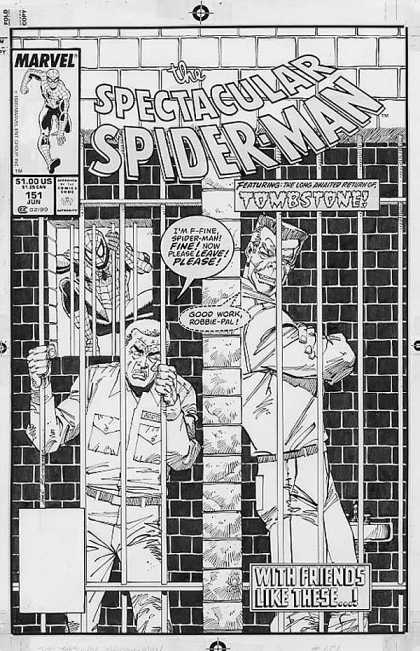 Original Cover Art - Spectacular Spider-man #151 Cover