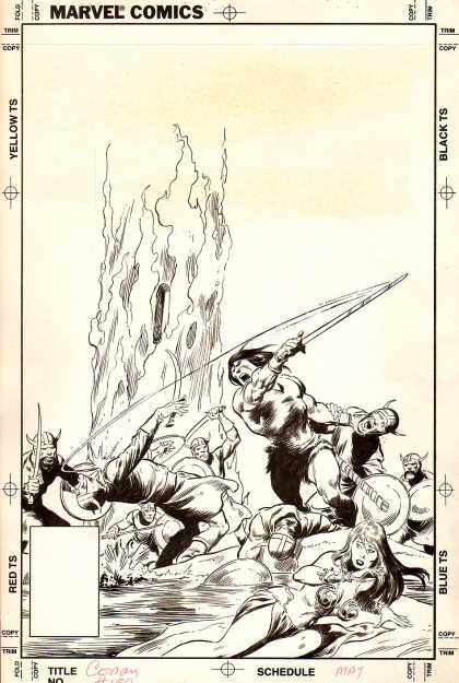 Original Cover Art - Conan #150 Cover (1983)