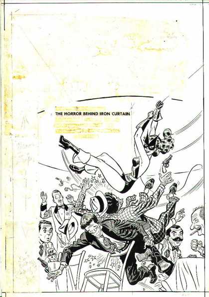 Original Cover Art - Black Cat Comics #23 Cover (1951)