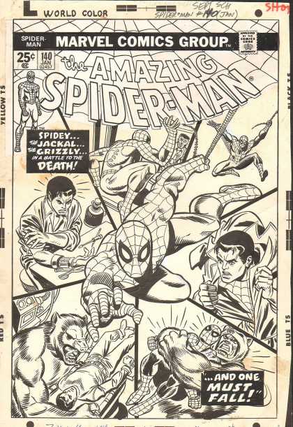 Original Cover Art - Amazing Spider-Man #140 Cover (1974)
