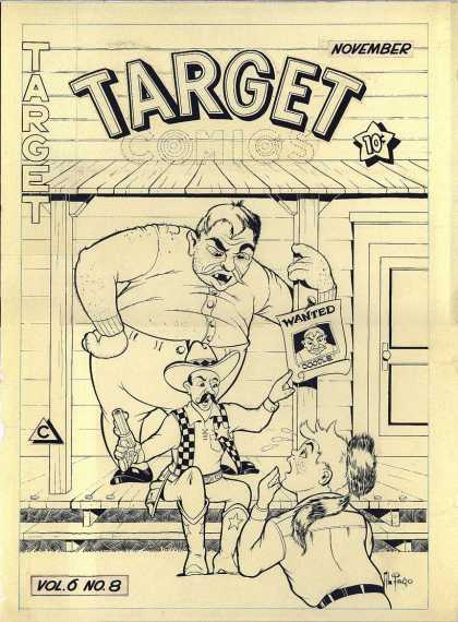 Original Cover Art - Target Comics #64 Cover (Large Art) 1945