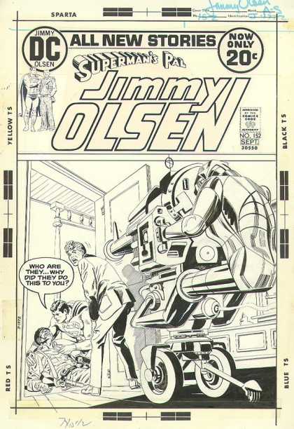 Original Cover Art - Jimmy Olsen