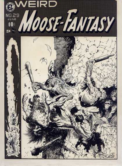 Original Cover Art - Weird Moose-Fantasy #29 Cover (1974)