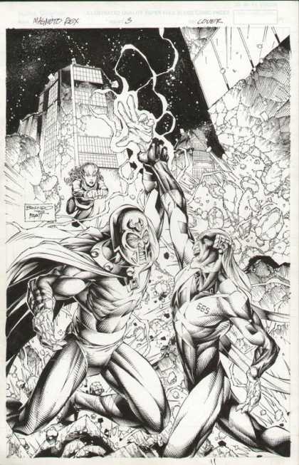 Original Cover Art - Magneto Rex - Magneto - Marvel - Mutant - Superhero - Robot