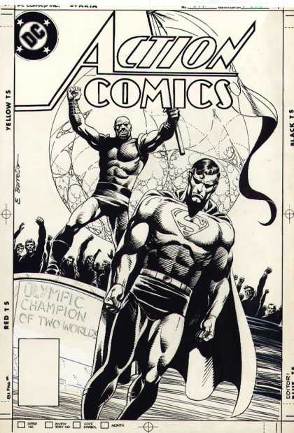 Original Cover Art - Action Comics #574 Cover