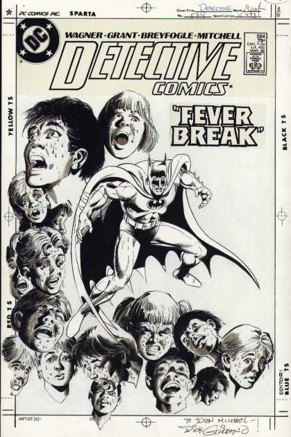 Original Cover Art - Detective Comics #584 (Cover) 1987