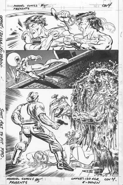 Original Cover Art - Marvel Comics Presents