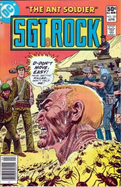 Our Army at War 351 - Sgt Rock - The Ant Soldier - War - Army - Tanks