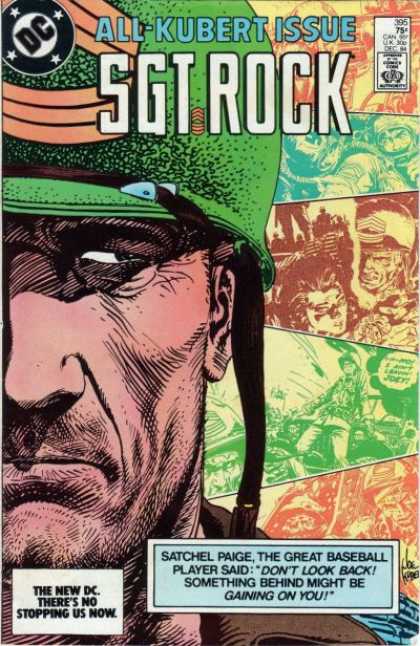 Our Army at War 395 - Kubert - Sgt Rock - Dc Comics - All-kubert Issue - Satchel Paige Quote