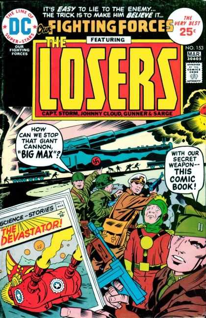 Our Fighting Forces 153 - Nazi - Tanks - War - Trenches - Guns - Jack Kirby