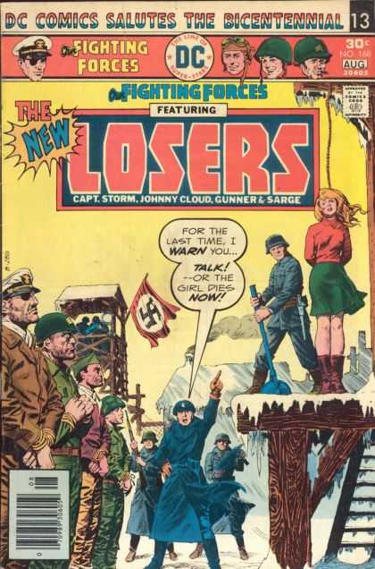 Our Fighting Forces 168 - Losers - Capt Storm - Johnny Cloud - Gunner - Sarge - Luis Dominguez