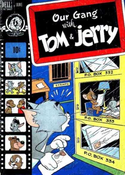 Our Gang with Tom & Jerry 59 - Stamps - Mail - Reading - Tom U0026 Jerry - Lamp