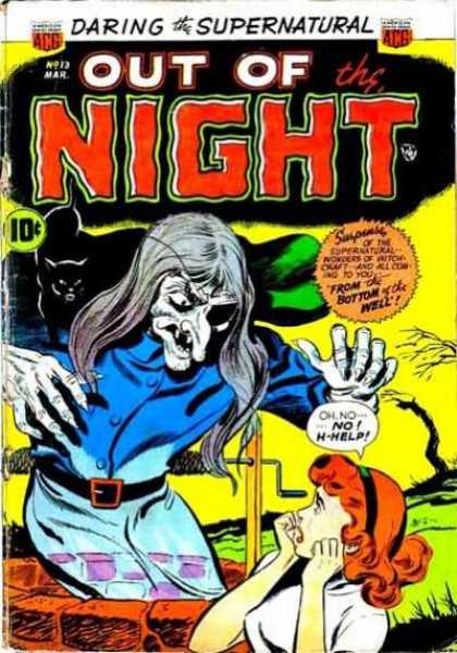 Out of the Night 13 - Witchcraft - Black Cat - Well - Eye Patch - Scared Girl