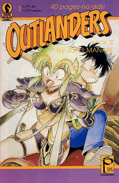 Outlanders 3 - Dark Horse Comic - Book Iii 3 - Johji Manabe - Riding - Manga