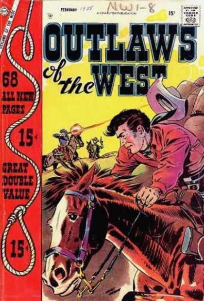 Outlaws of the West 14 - Horse - Rope - Gun - Hat - Bridle