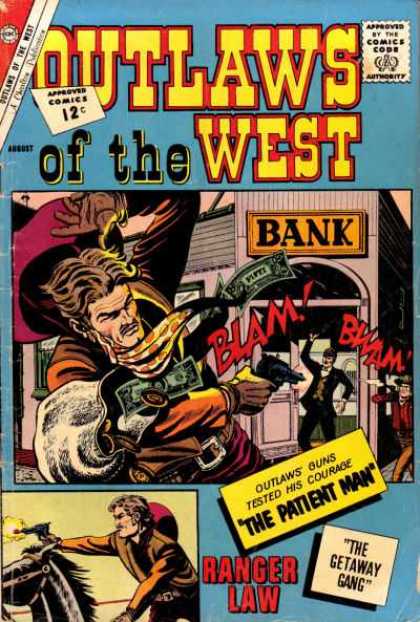 Outlaws of the West 38 - Bank - Gun Money - Cowboy - Ranger Law - The Patient Man