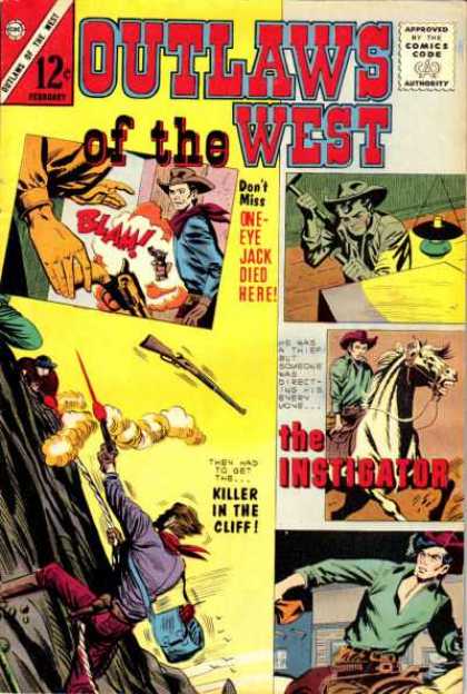 Outlaws of the West 41 - Lamp - Guns - Horse - Cowboy - Hats