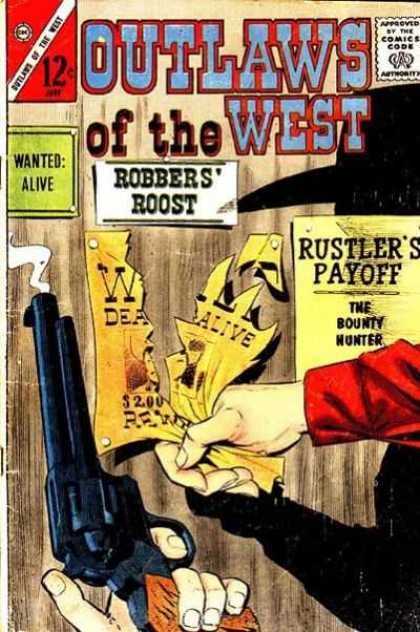 Outlaws of the West 43 - Robbers Roost - Smoking Gun - Ripped Wanted Poster - Rustlers Payoff - Wanted Alive