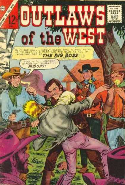 Outlaws of the West 53 - Cowboy - The Big Boss - Gun - Tree - Hat