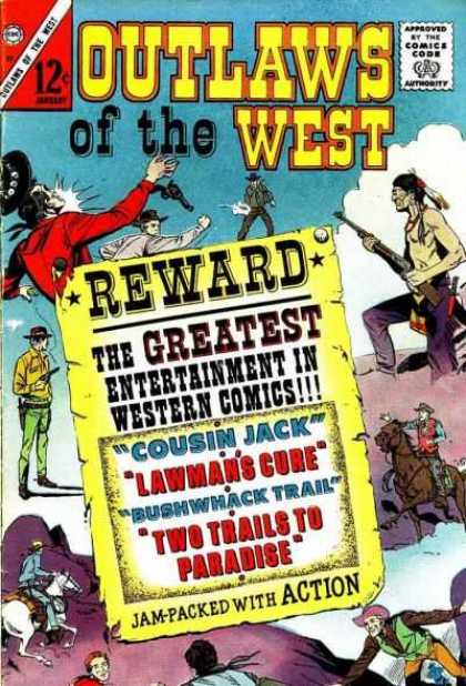 Outlaws of the West 57 - Indians - Guns And Ripples - Reward - Cousin Jack - Two Trails To Paradise