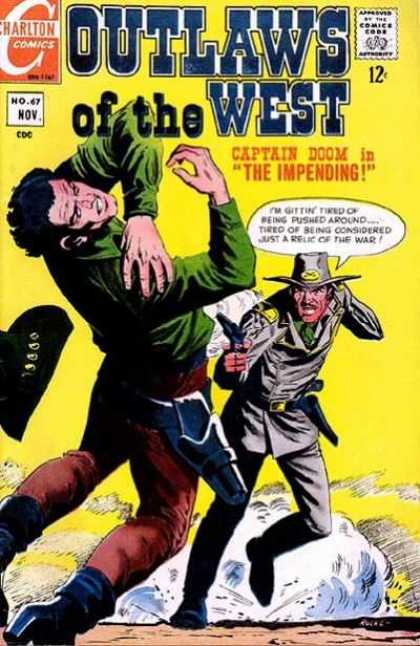 Outlaws of the West 67 - Captain Doom - Impending - Charlton - Gunfire - Pushed Around