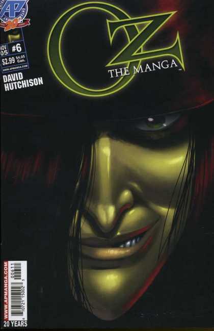 Oz the Manga 6 - David Hutchison - Face - Green - Eye - Pointy Nose