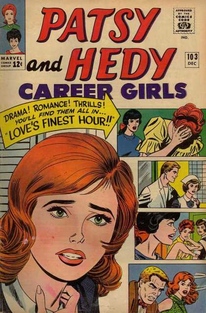 Patsy and Hedy 103 - Patsy - Hedy - Career Girls - Marvel - Romance