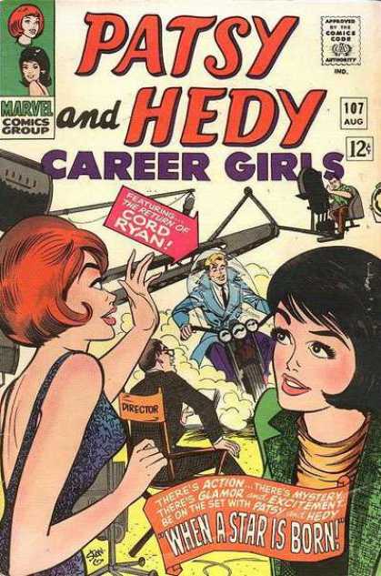Patsy and Hedy 107 - Career - Cord Ryan - Red Head - Motorcycle - Jet