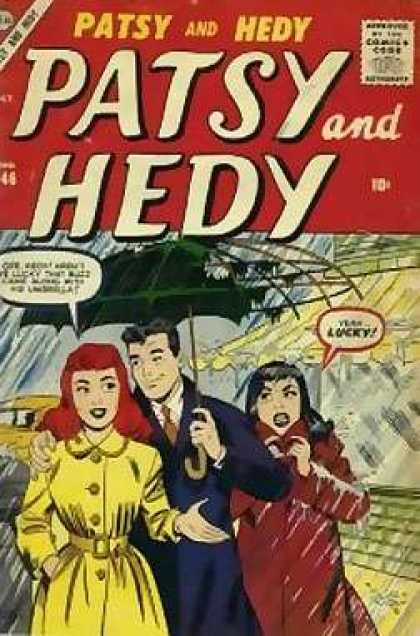 Patsy and Hedy 46 - Retro - Oldies - Women - Man - Ripped Umbrella