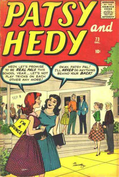 Patsy and Hedy 73 - Back - Tricks - Dunce - Pals - School