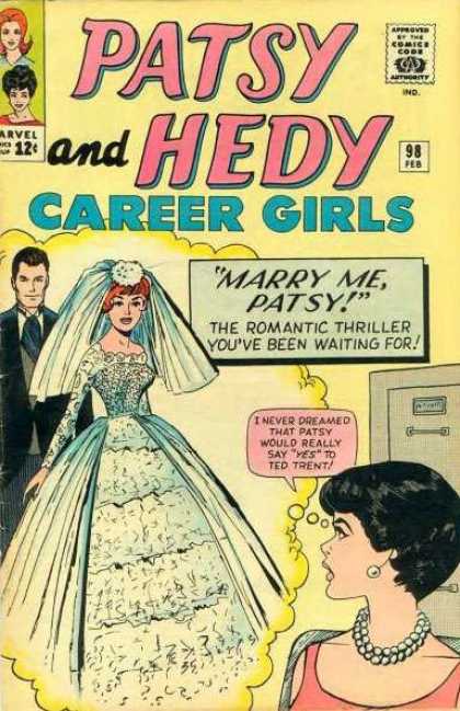 Patsy and Hedy 98 - 98 - Marry Me - Weddind Dress - Ted Trent - Romantic Thriller