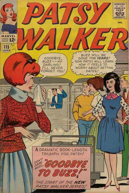 Patsy Walker 115 - Marvel - Jealous Women - Goodbye To Buzz - June - Red Head