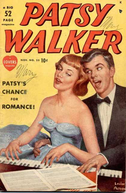 Patsy Walker 25 - Chance For Romance - Number 25 - 52 Page Magazine - Piano - Lousie Alston